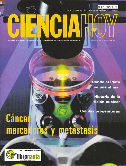 Title details for Ciencia Hoy V.13, 73 by Ciencia Hoy - Available